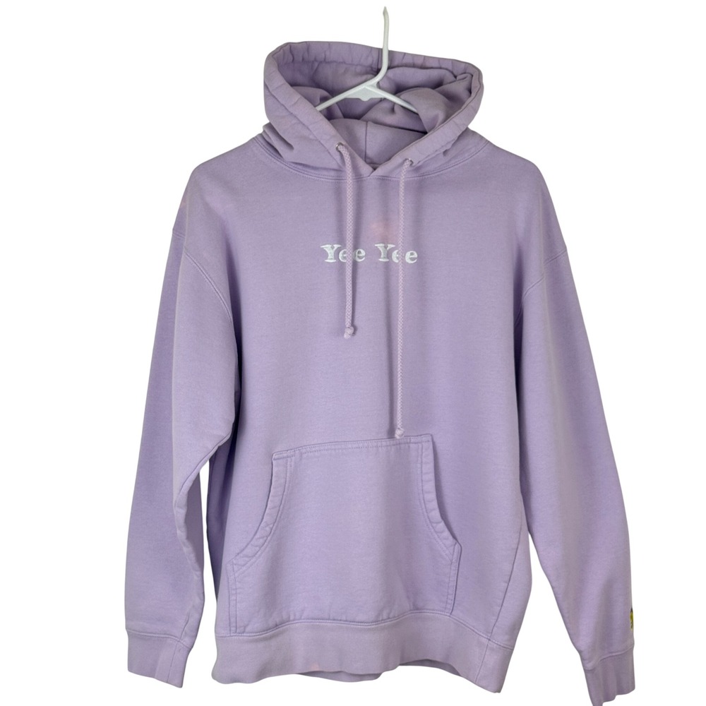 Antonio Garza Merch Yee Yee Hoodie Lavender Cowboy Smiley Face Sweatshirt Unisex